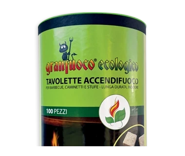 Tavolette accendifuoco ecologiche