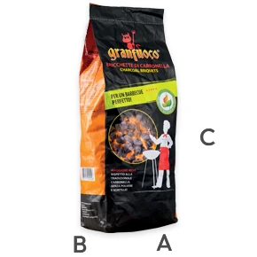 Bricchette di carbonella - Sacco da 10,0 kg