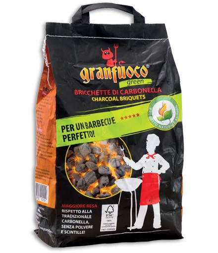 Bricchette di carbonella - Sacco da 3,0 kg