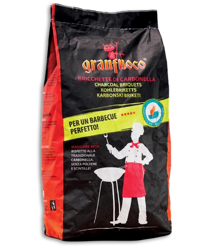 Bricchette di carbonella - Sacco da 5,0 kg
