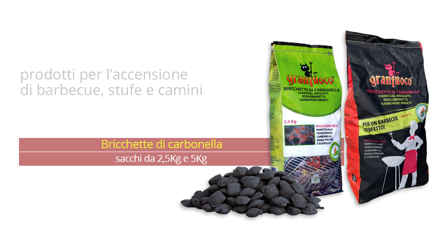 Bricchette di carbonella