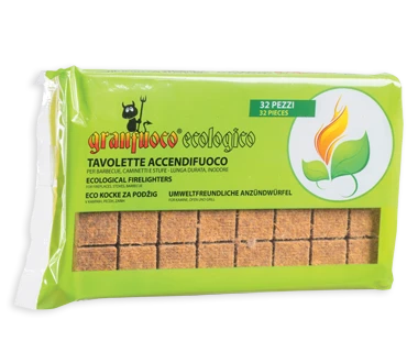 Tavolette accendifuoco ecologiche