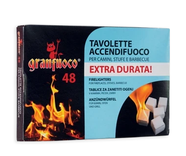 Tavolette accendifuoco a extra durata 