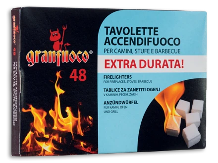 Tavolette accendifuoco extra durata